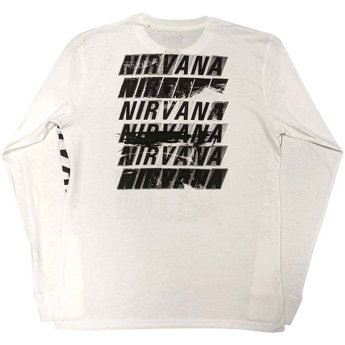 Nirvana Incesticide White Long Sleeve Medium Unisex T-shirt
