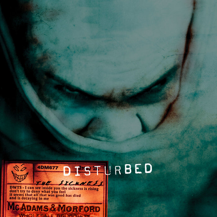 Disturbed The Sickness 25th Anniversary Edition Vinyl LP Green Colour Due Out 07/03/25