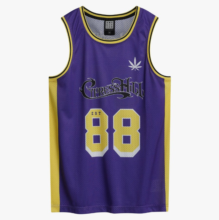 Cypress Hill Purple Basketball Jersey Large T-Shirt
