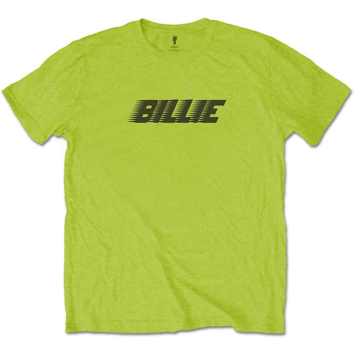 Billie Eilish Racer Logo & Blohsh Lime Green Small T-Shirt