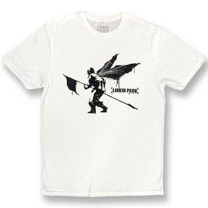 Linkin Park Street Soldier White Small T-Shirt
