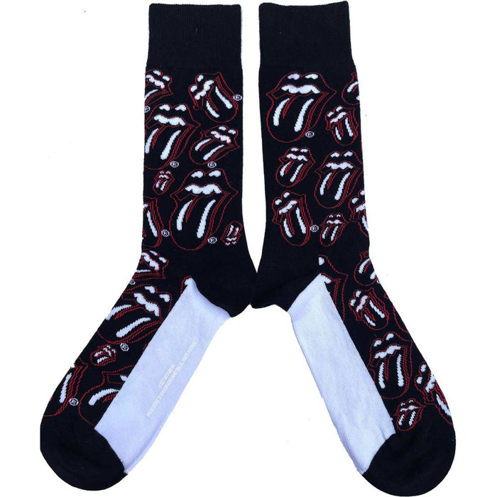 The Rolling Stones Unisex Ankle Socks: Outline Tongues (Uk Size 7 - 11)