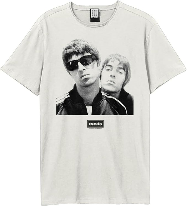 Oasis Noel & Liam Vintage White X-Large T-Shirt