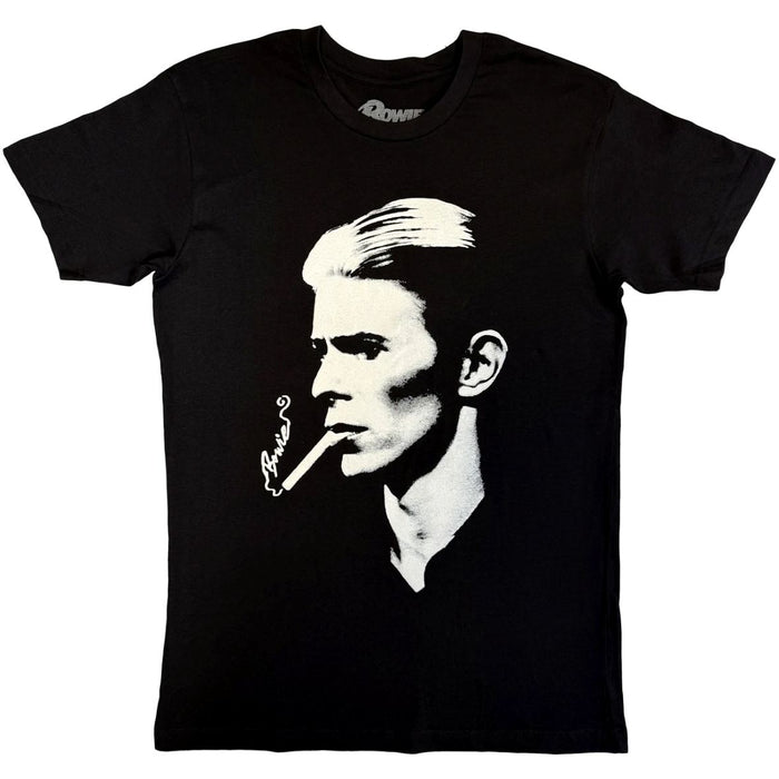David Bowie Smoke Black Medium T-Shirt