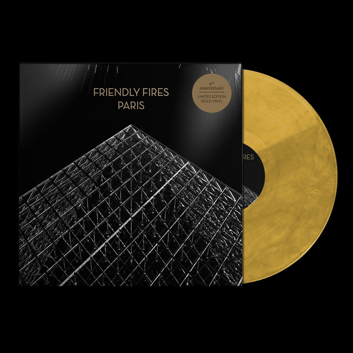 Friendly Fires Paris 12" Vinyl Single Gold Colour 2023