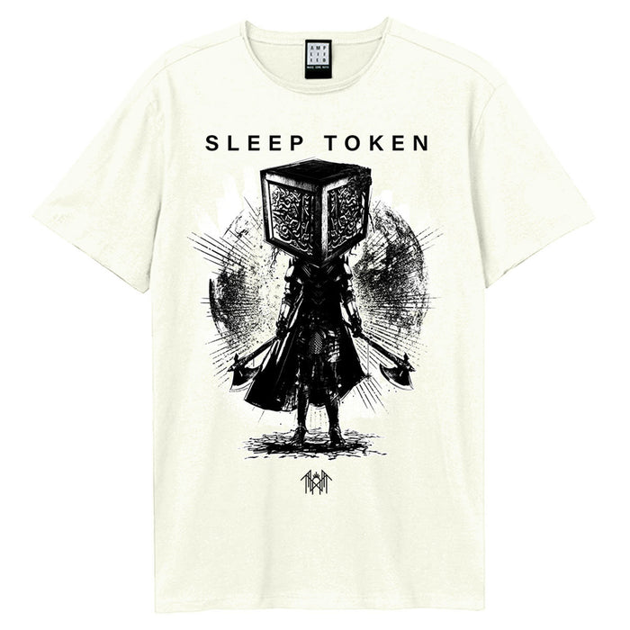 Sleep Token Axe Samarui Amplified Vintage White Large Unisex T-Shirt