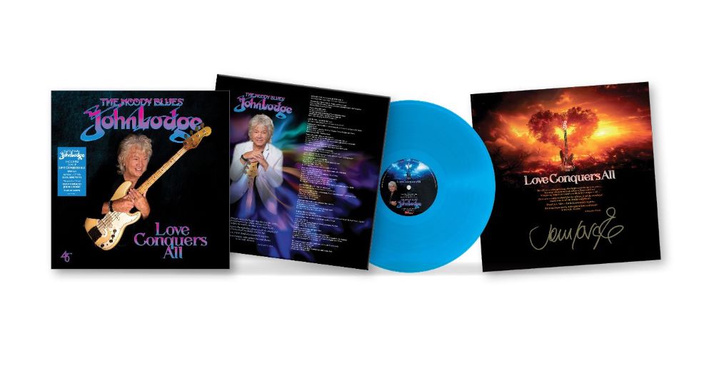 John Lodge Love Conquers All Vinyl LP Blue Colour Due Out 14/02/25