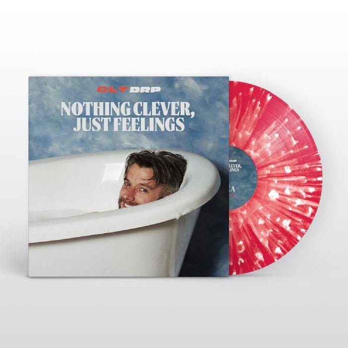 Clt Drp Nothing Clever, Just Feelings Vinyl LP Pink & White Splatter Colour 2023