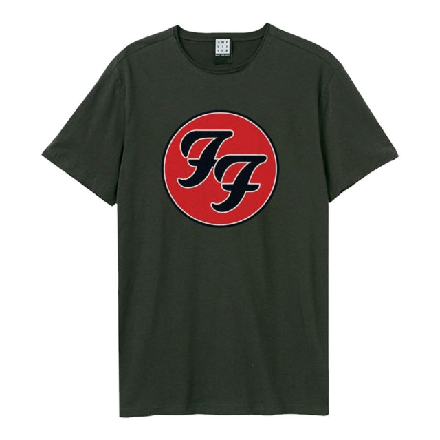 Foo Fighters Double F Logo Amplified Charcoal XXL Unisex T-Shirt