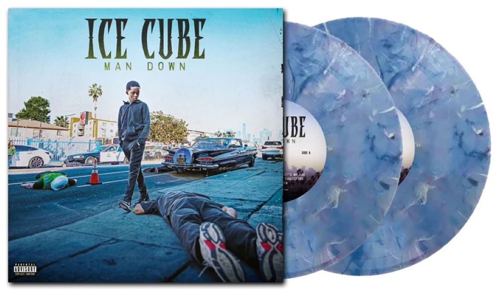 ICE CUBE MAN DOWN Vinyl LP Blue Marbled Colour 2025