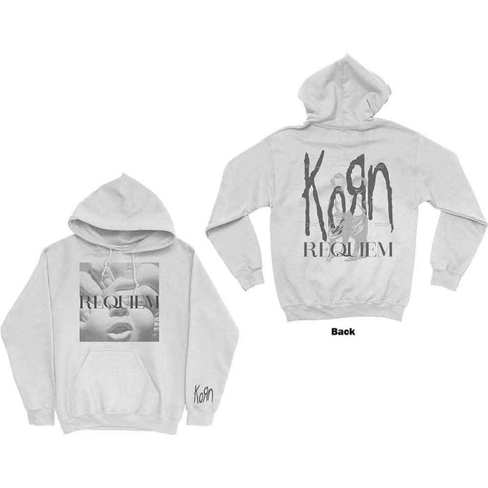 Korn Requiem White X-Large Hoodie