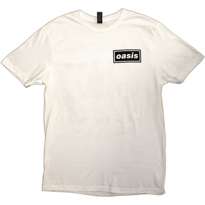 Oasis Definitely Maybe Promo White Large T-Shirt