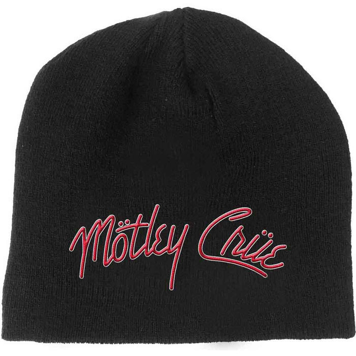 Motley Crue Logo Black Beanie Hat