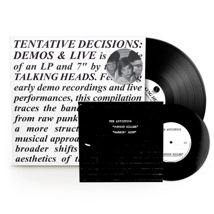 Talking Heads Tentative Decisions: Demos & Live Vinyl LP & 7" Due Out 27/03/26