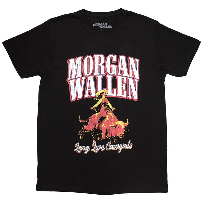 Morgan Wallen Long Live Cowgirls Black Large T-Shirt