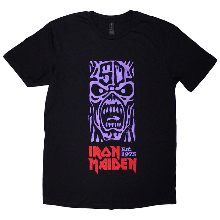 Iron Maiden Est. 1975 Stamp Logo Black XX-Large T-Shirt