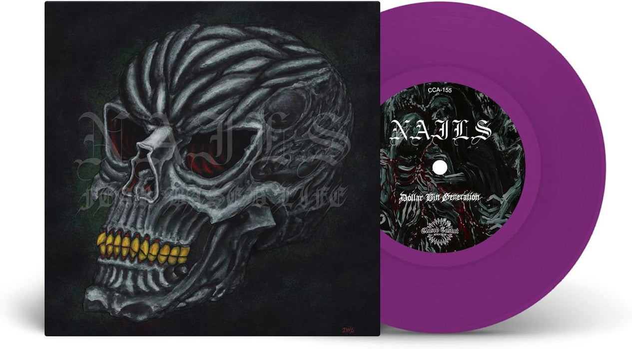 Nails Fear Based Life 7"" Vinyl Single Purple Colour Due Out 13/11/26