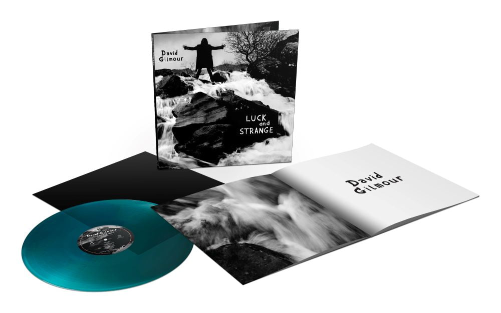 David Gilmour Luck and Strange Vinyl LP Translucent Sea Blue Colour 2024
