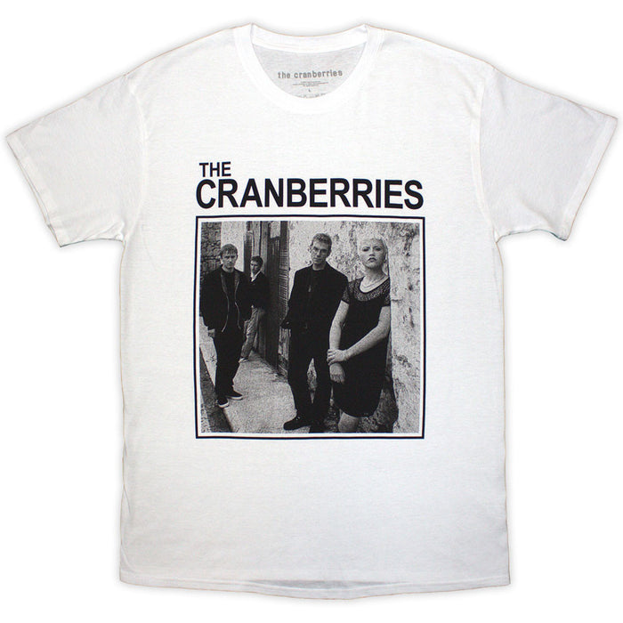 The Cranberries Square Photo White Medium T-Shirt