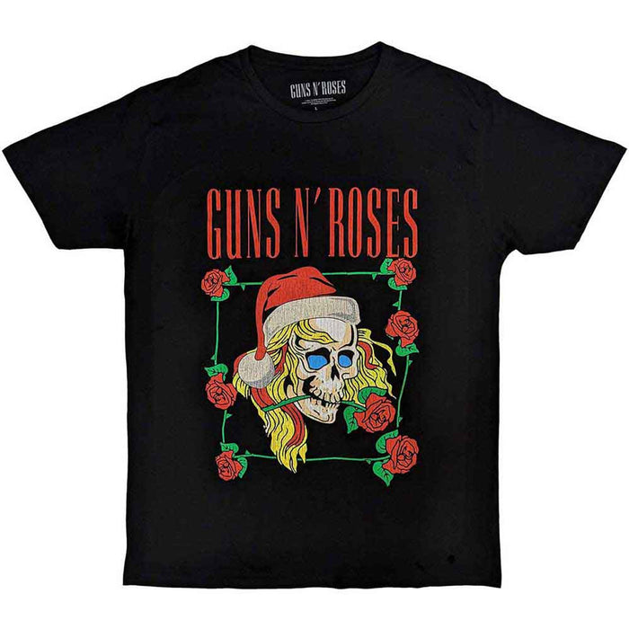 Guns N' Roses Holiday Skull Black Large T-Shirt