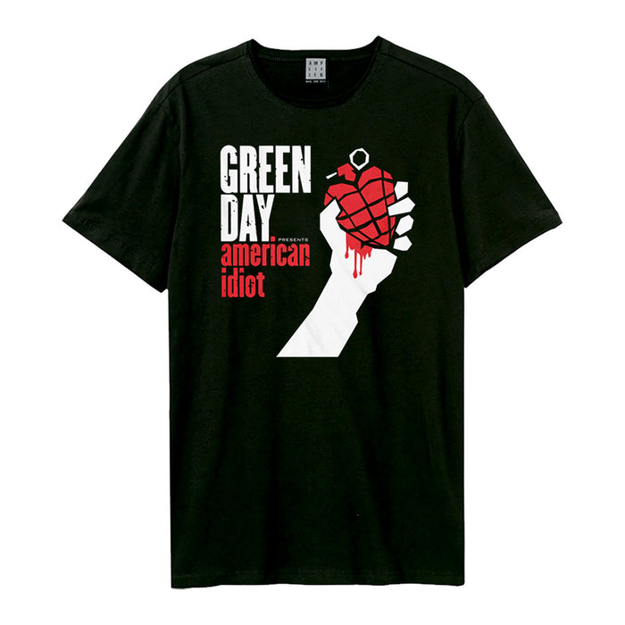 Green Day American Idiot Amplified Black Large Unisex T-Shirt