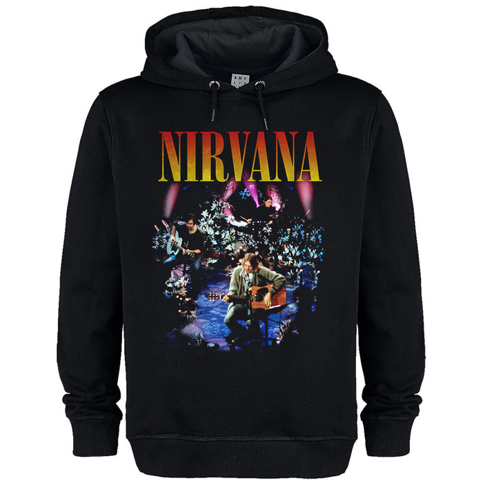 Nirvana Live In New York Amplified Vintage Black XX-Large Unisex Hoodie