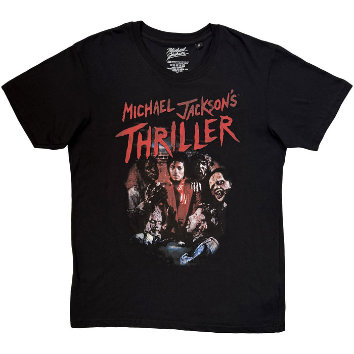 Michael Jackson Thriller Zombies Black Large T-Shirt