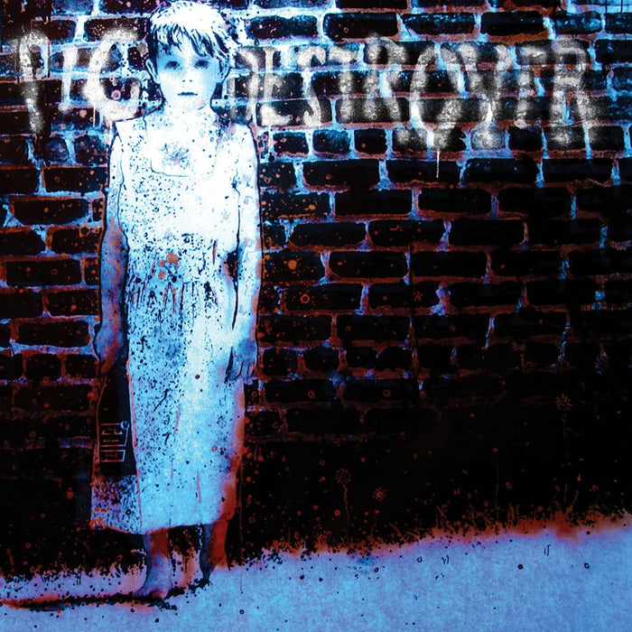 Pig Destroyer Book Burner Vinyl LP Black Ice, Electric Blue and Black Ice Striped with White, Cyan Blue and Red Splatter Colour 2024