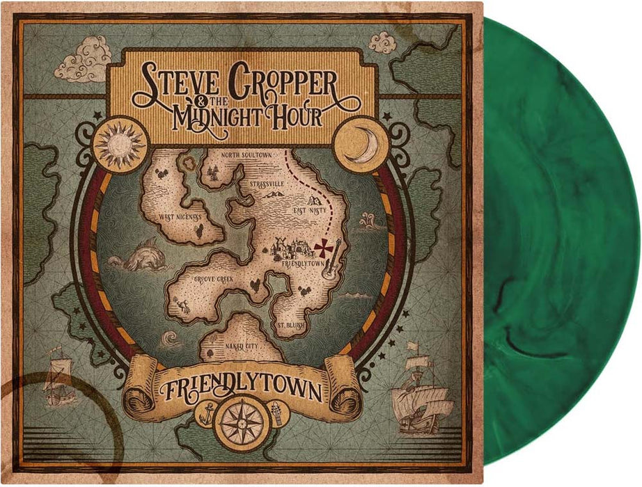 Steve Cropper & The Midnight Hour Friendlytown Vinyl LP Green Marble Colour 2024
