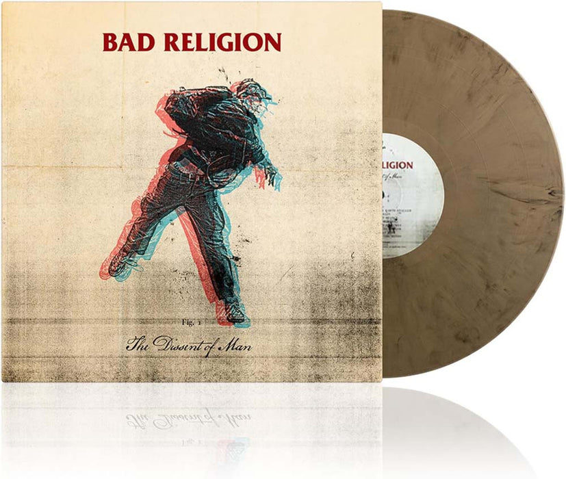 Bad Religion The Dissent Of Man Vinyl LP Gold & Black Marble Colour 2024