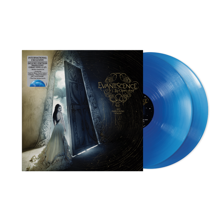 Evanescence The Open Door (Deluxe Edition) Vinyl LP Indies Translucent Cobalt Colour Due Out 06/11/26