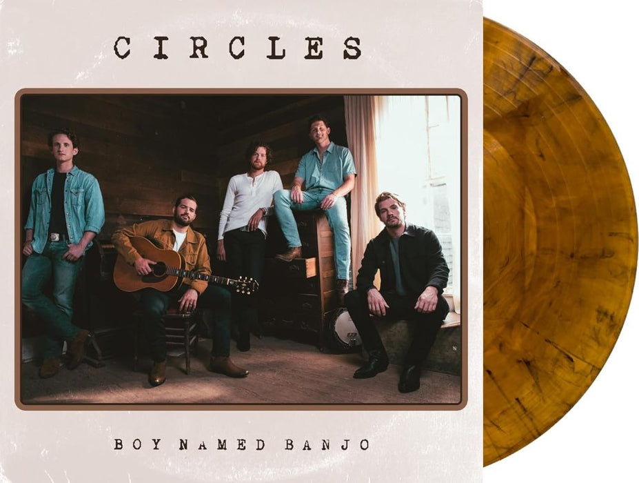 Boy Named Banjo Circles Vinyl LP Whiskey Smoke Colour