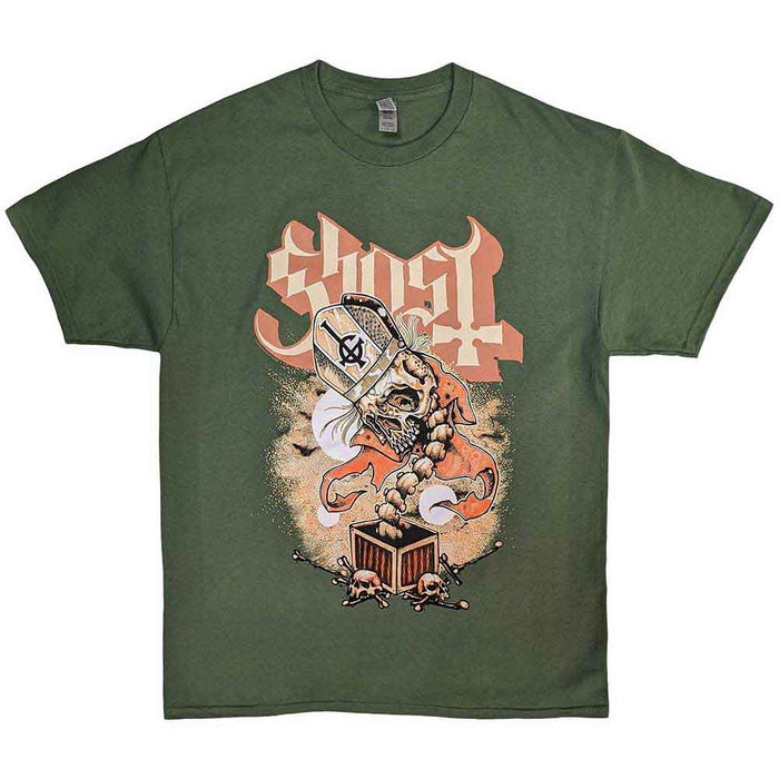 Ghost Jack In The Box Green Medium T-Shirt