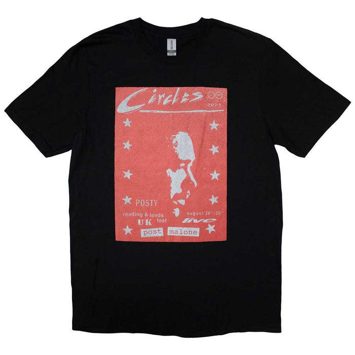Post Malone Circles Live Black Medium T-Shirt