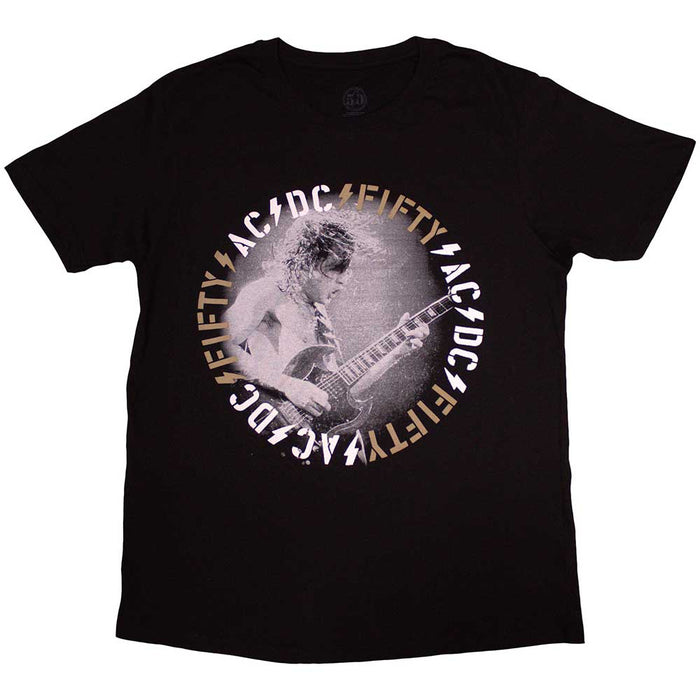 AC/DC Angus Live Black Large T-Shirt