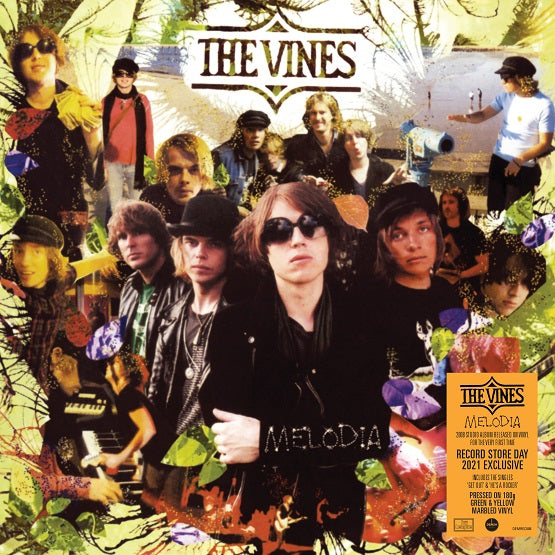 The Vines Melodia Vinyl LP Translucent Yellow & Green Colour 2021