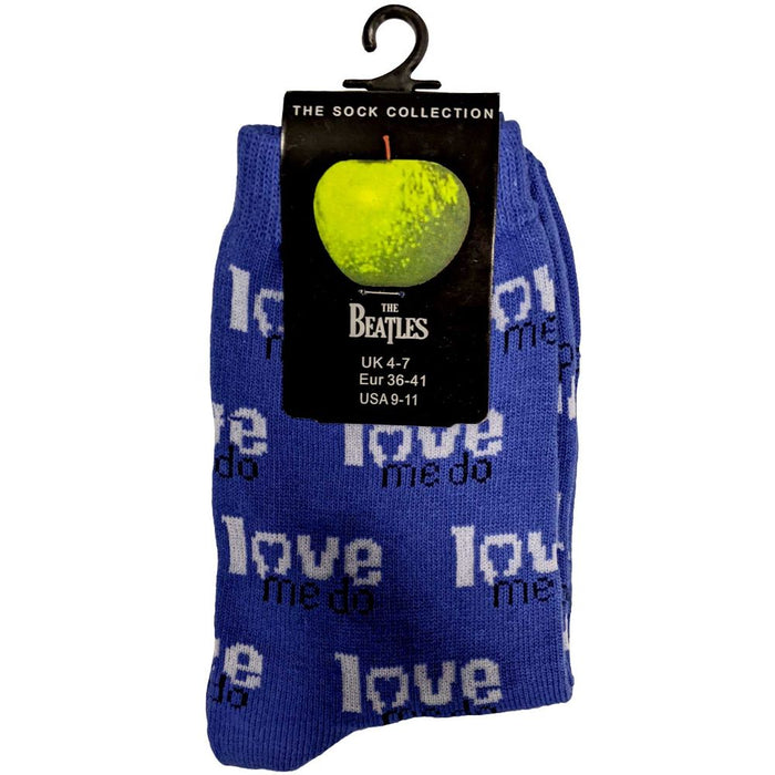 The Beatles Ladies Ankle Socks: Love Me Do (Uk Size 4 - 7)