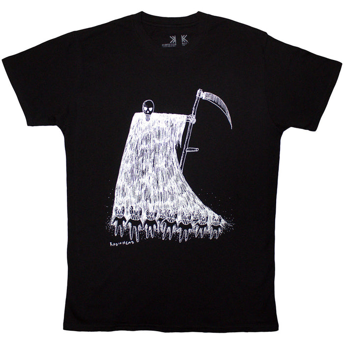 Radiohead Grim Reaper Black Medium T-Shirt