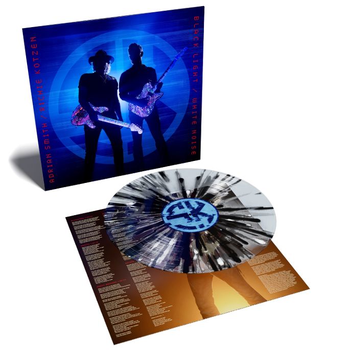 Smith/Kotzen (Adrian Smith & Richie Kotzen) Black Light / White Noise Vinyl LP Clear Black & White Splatter Colour Due Out 07/03/25