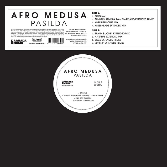 Afro Medusa Pasilda Vinyl LP 2026
