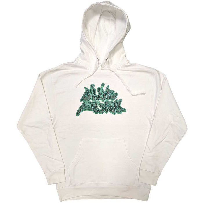 Billie Eilish Graffiti Logo White Medium Unisex Hoodie