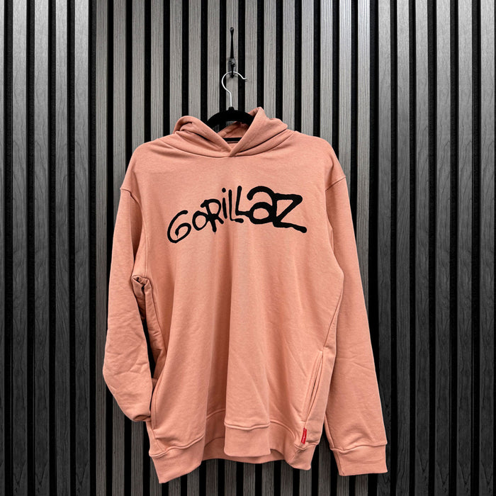 Gorillaz Group Circle Pink Small Hoodie