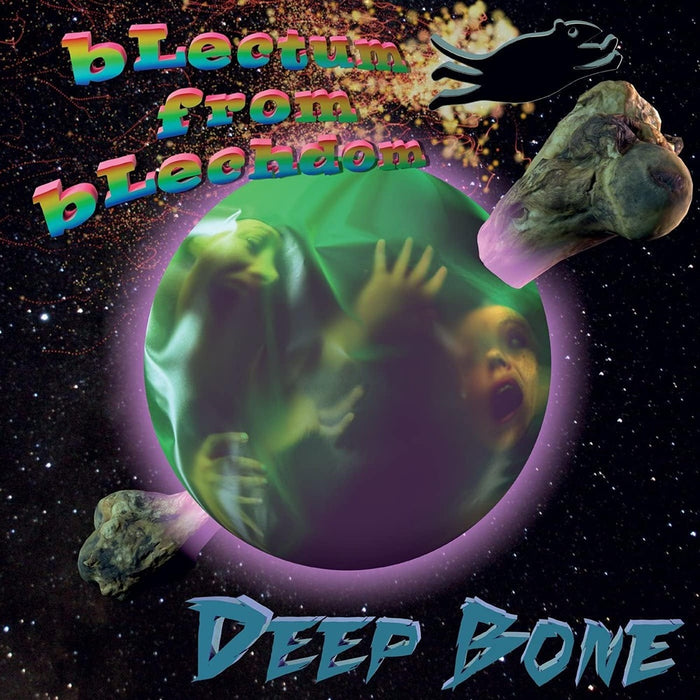 Blectum From Blechdom DeepBone Vinyl LP Ruby & Gold Colour 2021