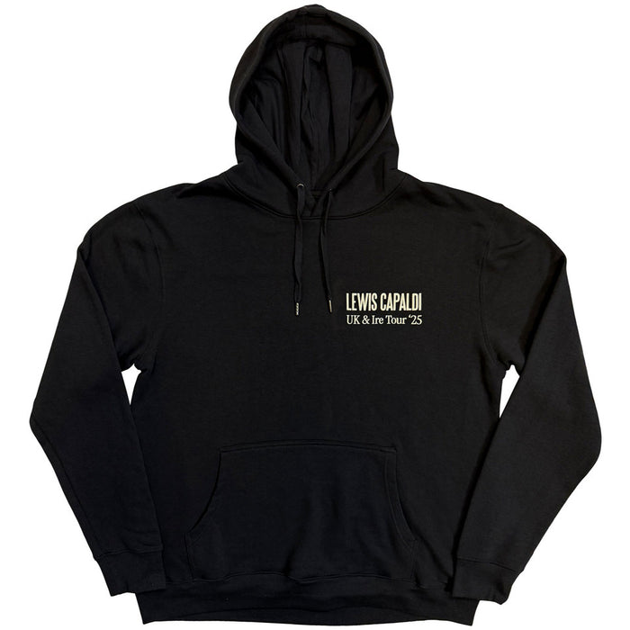 Lewis Capaldi Flowers Tour Black X-Large Hoodie