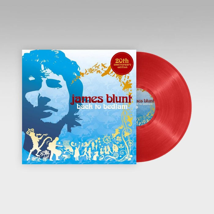 James Blunt Back To Bedlam Vinyl LP 20th Anniversary Red Recycled Colour 2024