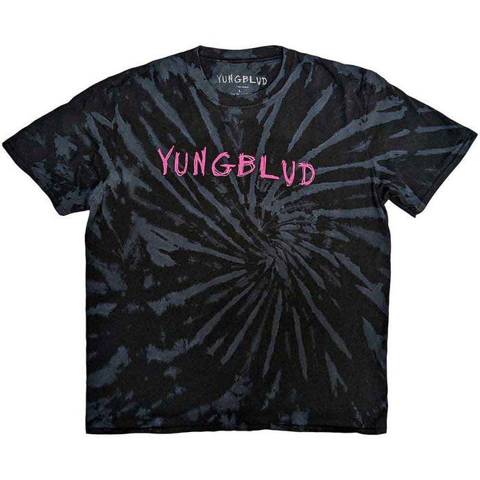Yungblud Scratch Logo Wash Black XX-Large T-Shirt
