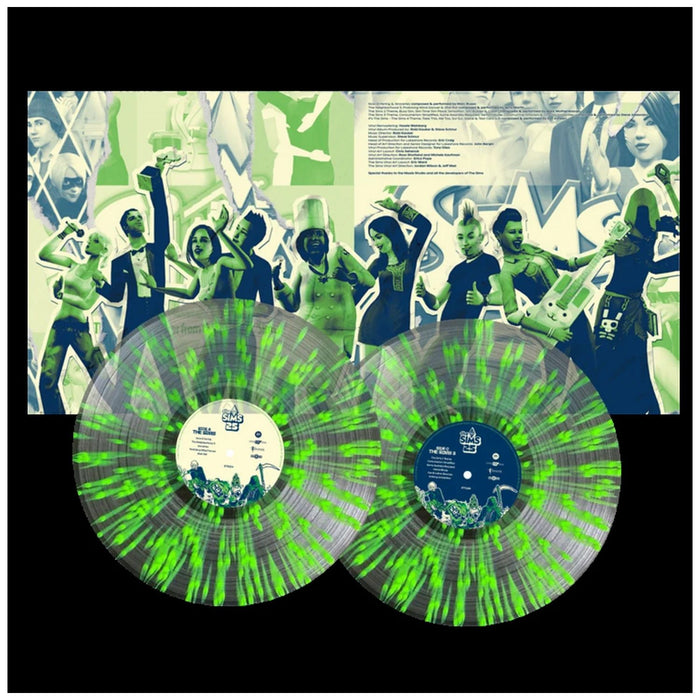 The Sims 25th Anniversary Soundtrack Vinyl LP Clear / Neon Splatter