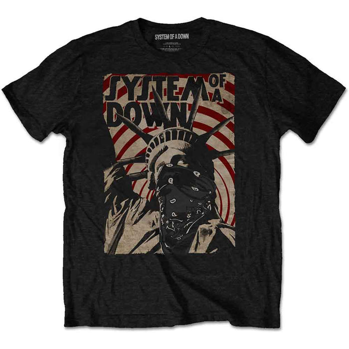 System Of A Down Liberty Black Large T-Shirt