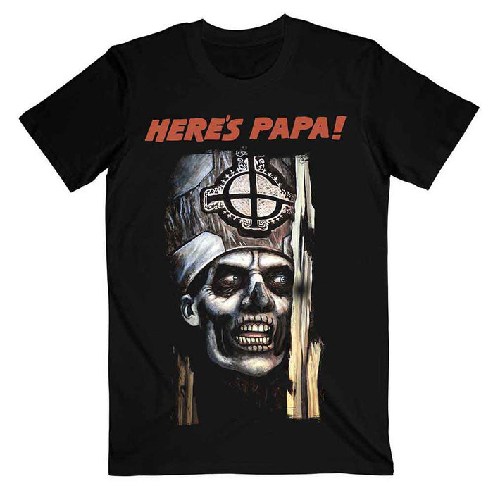 Ghost Here's Papa Black Small T-Shirt