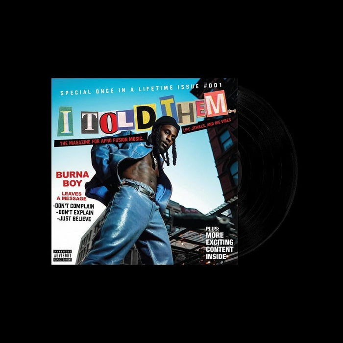 Burna Boy I Told Them... Vinyl LP 2023